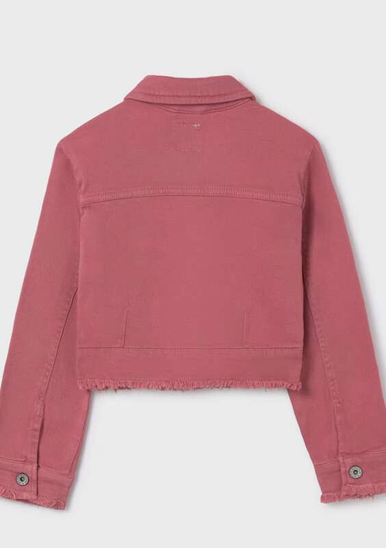 Mayoral Teen Girl Blush Twill Better Cotton Jacket