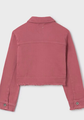Mayoral Teen Girl Blush Twill Better Cotton Jacket