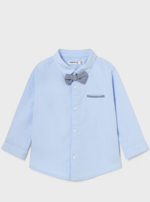 Mayoral Baby Shirt with Bow Tie Better Cotton
