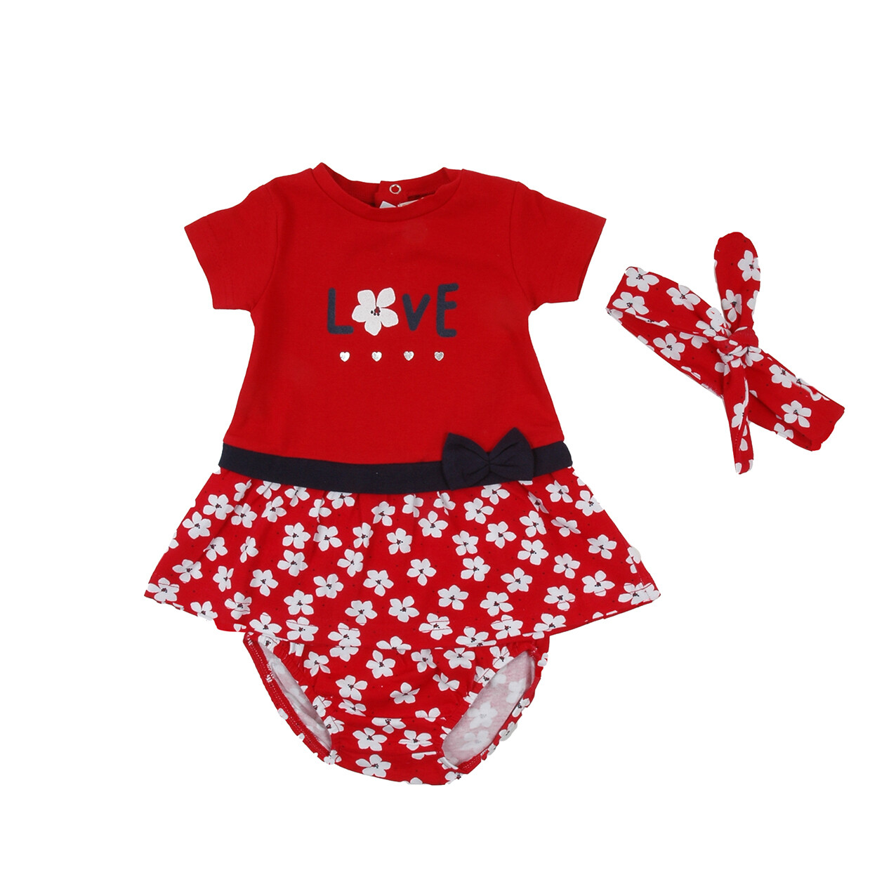 BabyBol Girls Dress and Hairband