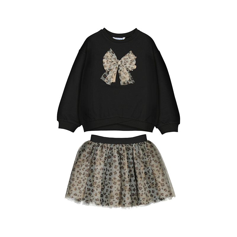 Mayoral Girls tulle skirt and jumper set