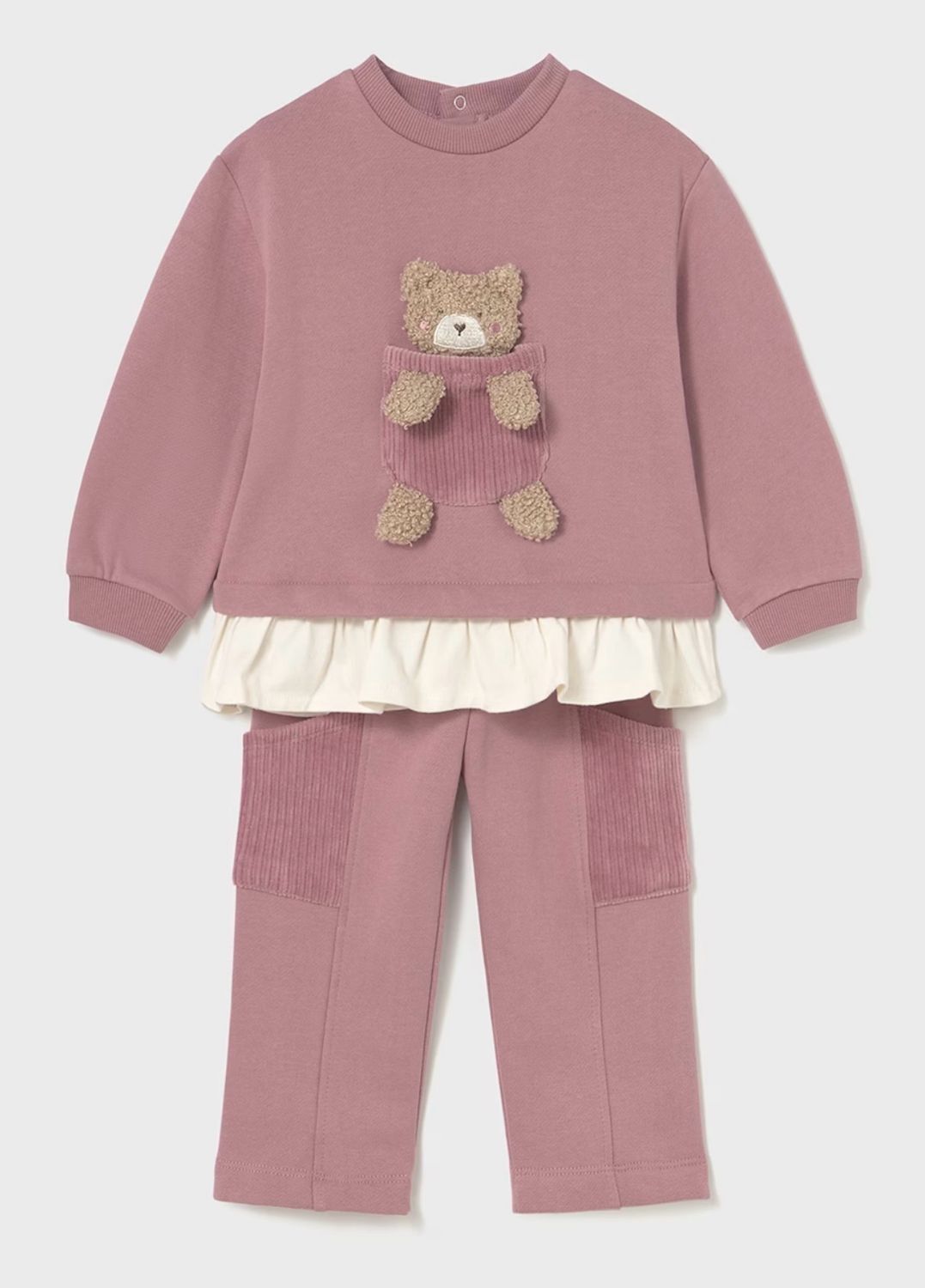 Mayoral Tracksuit with Teddy Bear Motive Mayoral Tracksuit with Teddy Bear Motive