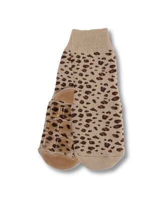 Country Kids Slipper Socks Leopard