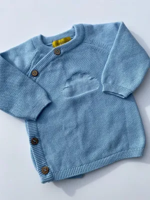 Babyboo BABY BLUE CLOUD KIMONO CARDIGAN Babyboo BABY BLUE CLOUD KIMONO CARDIGAN