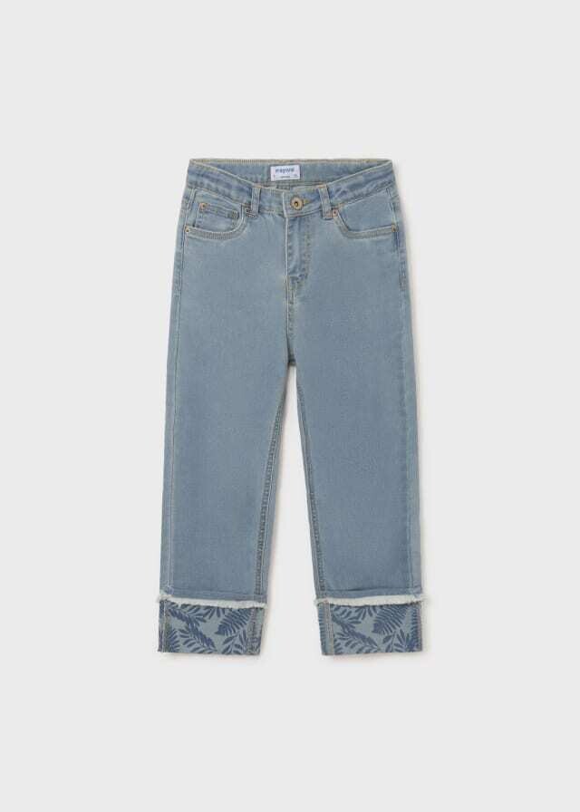 Mayoral Teen Cropped Denim Trousers Mayoral Teen Cropped Denim Trousers