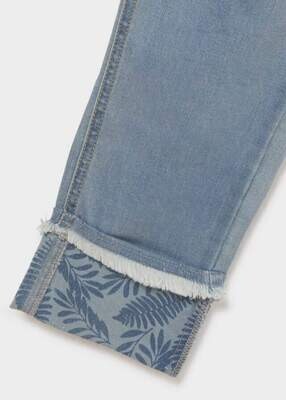 Mayoral Teen Cropped Denim Trousers