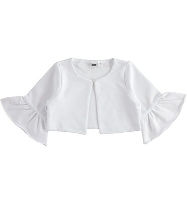 Ido Girls White Cardi with sleeve