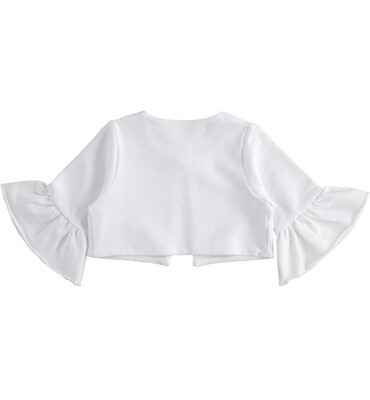 Ido Girls White Cardi with sleeve
