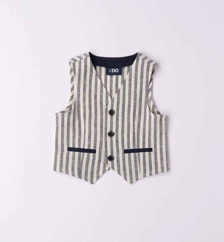 iDO Boys Elegant Striped waistcoat