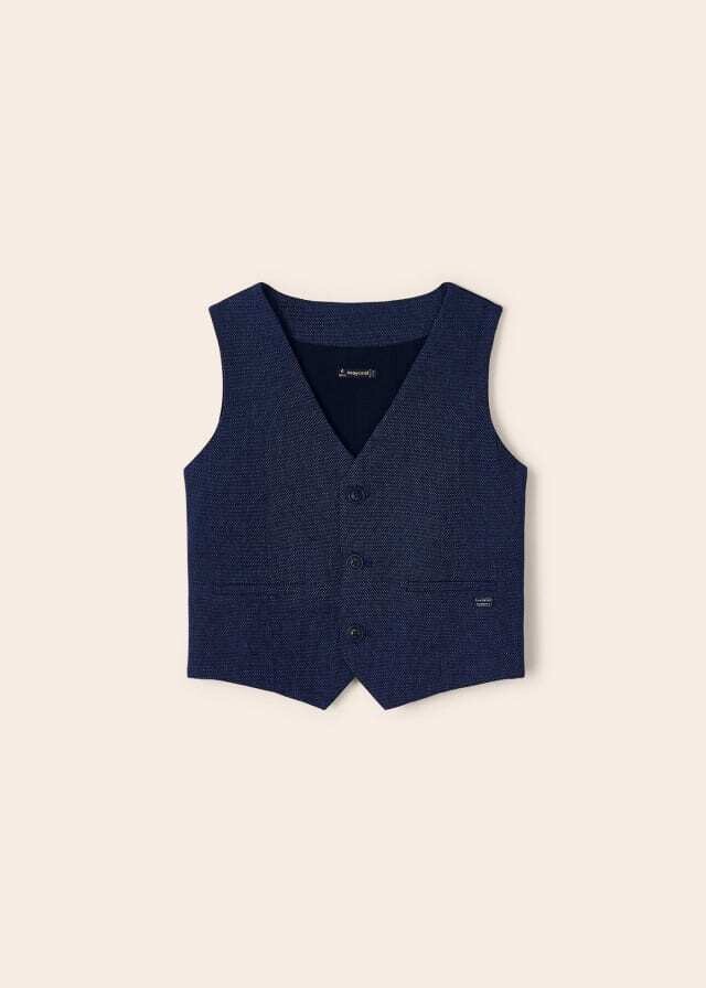 Mayoral Boys Blue Waistcoat Mayoral Boys Blue Waistcoat