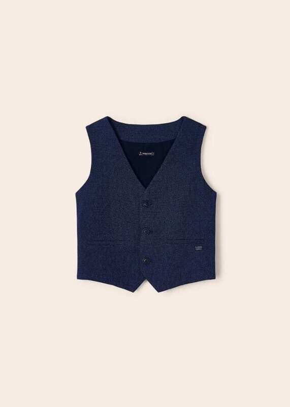 Mayoral Boys Blue Waistcoat