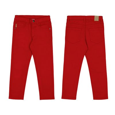 Mayoral Boy Basic Fitted Red Trousers Mayoral Boy Basic Fitted Red Trousers