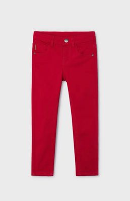 Mayoral Boy Basic Fitted Red Trousers