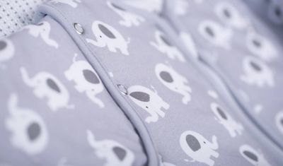 Babyboo Ellie Elephant Organic Cotton SnuggleBoo Sleeping bag 2.5 tog