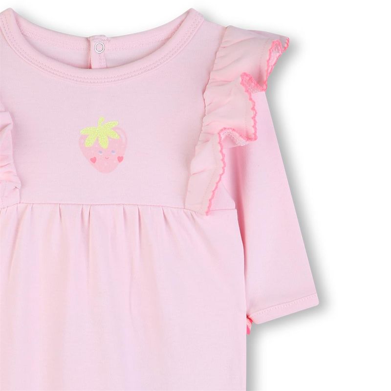BillieBlush Pink Babygro with Hairband