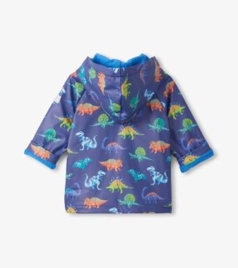 Hatley DINO Party snap Raincoat