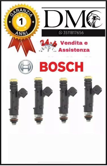 KIT 4 INIETTORI METANO BOSCH