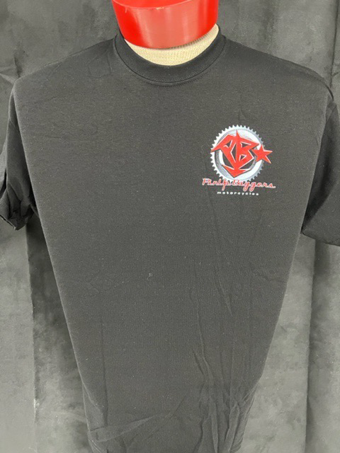 Black T-Shirt Flag Girl