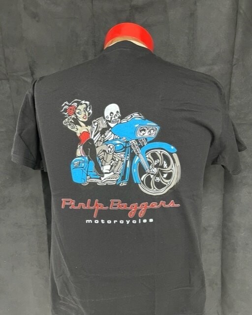 Black T-Shirt Big Wheel