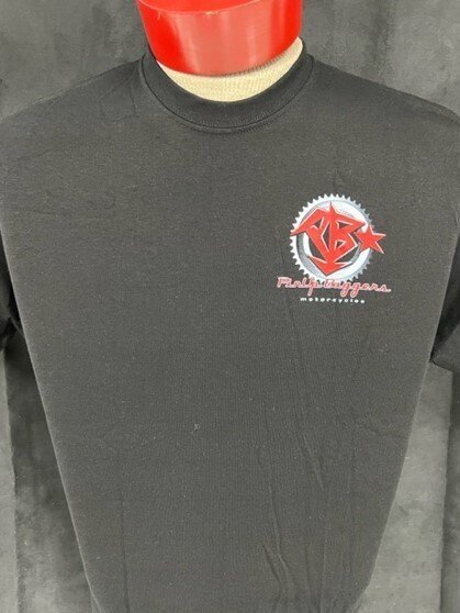 Black T-Shirt Gear Logo