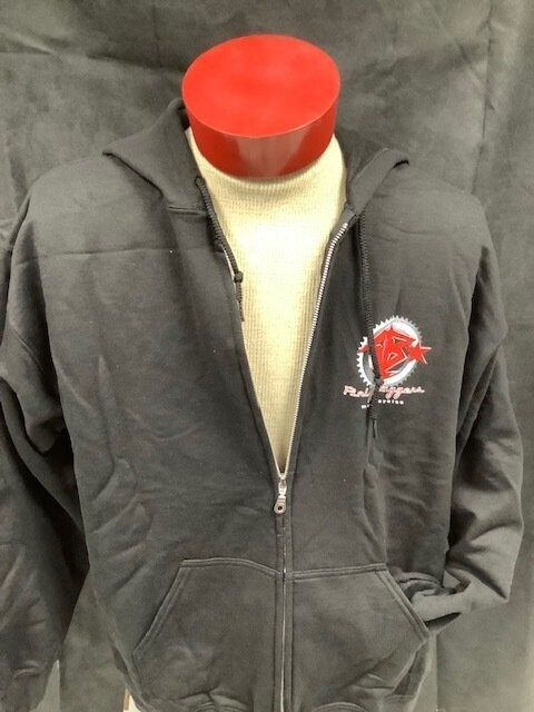 Black Zip Up Hoodie