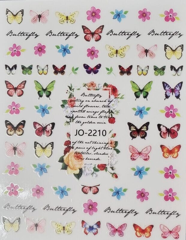 Nail Sticker Schmetterlinge