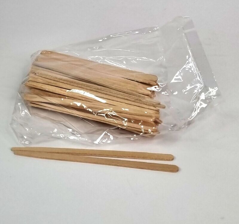 Holzspatel für Augenbrauen 50 St