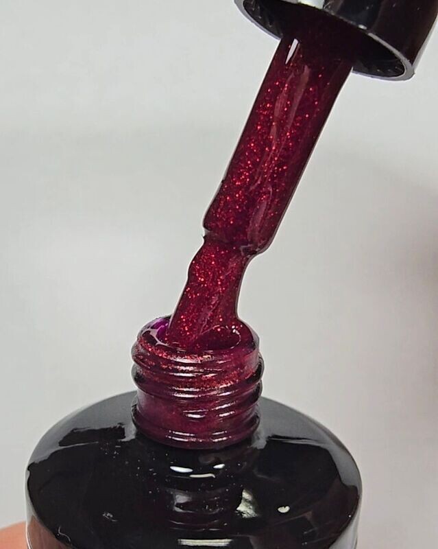 UV Lack 15 ml dunkel rot hochdeckend