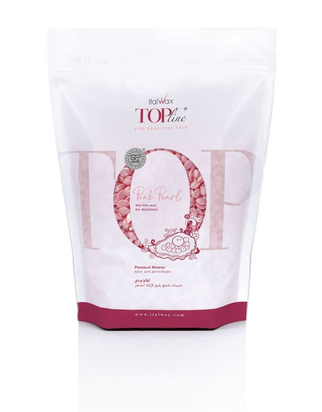 " Pink pearl" 750 gr Italwax Top line  wax