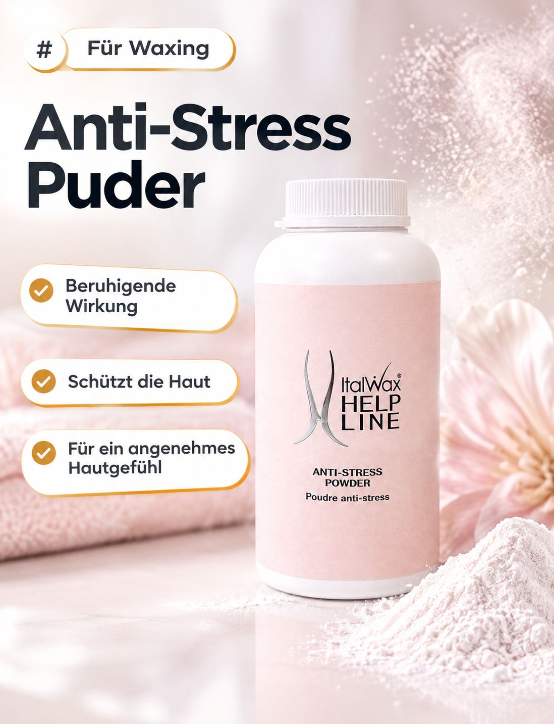 ItalWax Help Line Anti-Stress Powder – 90 g ItalWax Help Line Anti-Stress Powder – 90 g