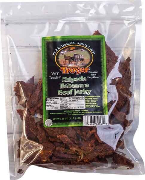 Troyer Chipotle Habanero Beef Jerky - 15 oz