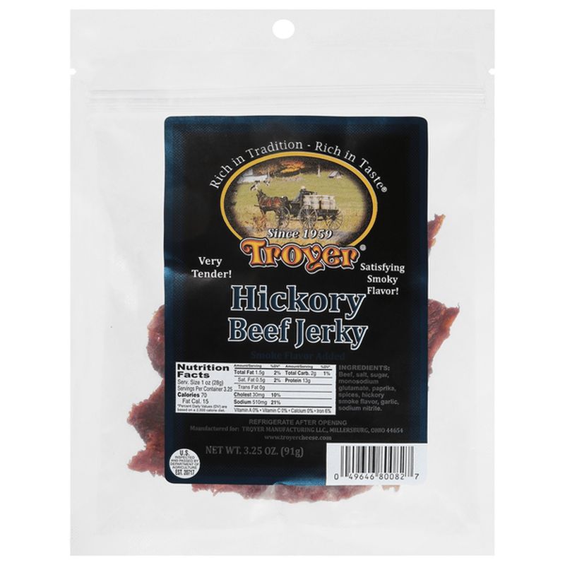 Troyer Hickory Beef Jerky - 2.85 oz