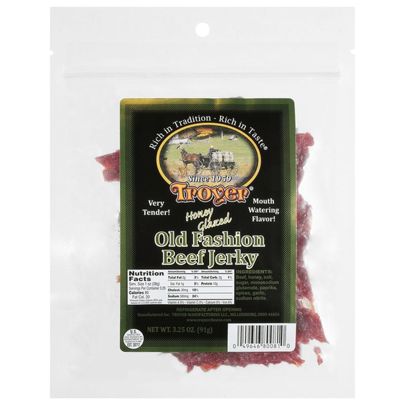 Troyer Honey Beef Jerky - 2.85 oz