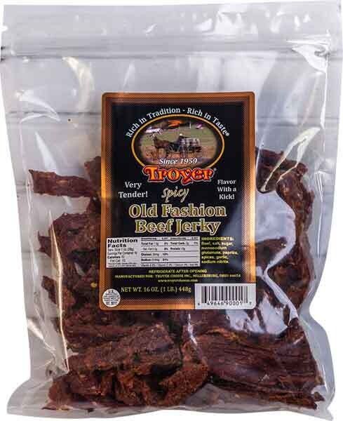 Troyer Spicy Beef Jerky - 15 oz