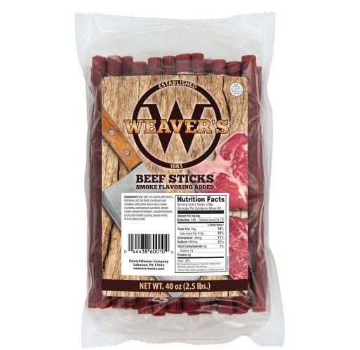 Beef Sticks - Skinny - Original 2.5# Bag