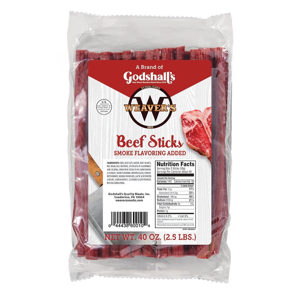 Godshall's Original Beef Snack Sticks - 2.5 lb