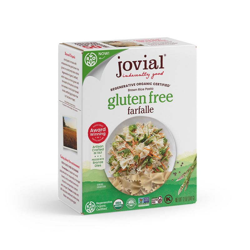 Jovial Organic Brown Rice Farfalle - 12 oz
