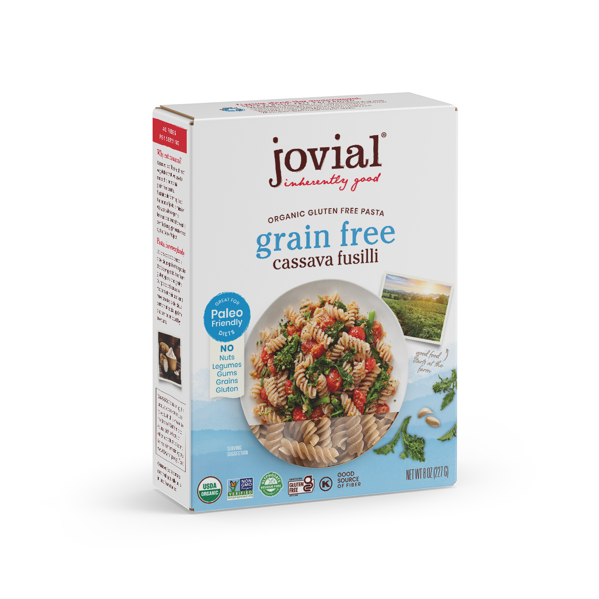 Jovial Organic Cassava Fusilli - 8 oz