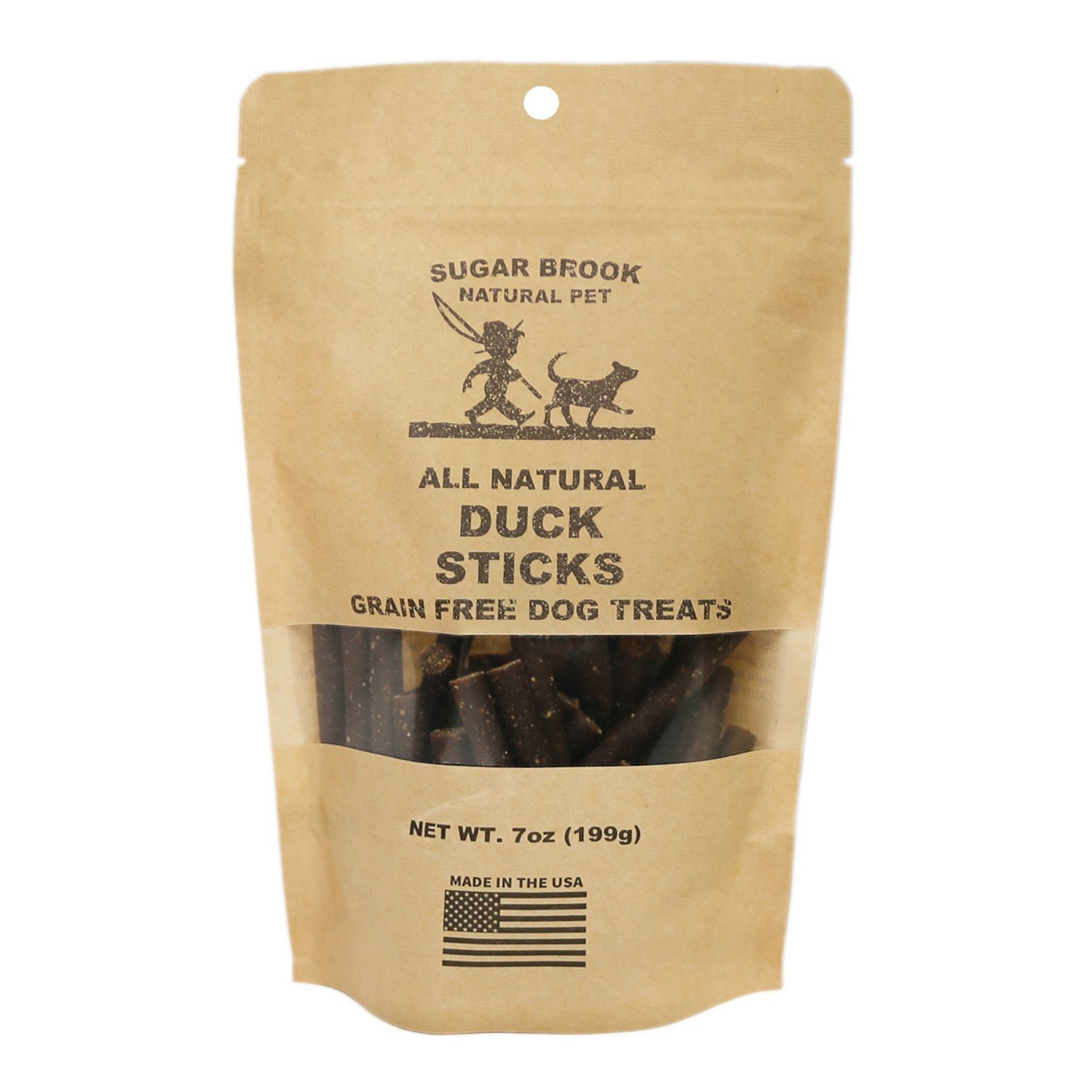 Sugar Brook Duck Sticks Grain Free Dog Treats - 7 oz