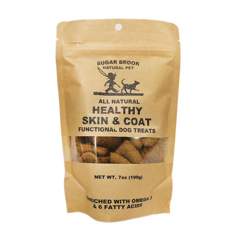Sugar Brook Healthy Skin &amp; Coat Functional Dog Treats - 7 oz