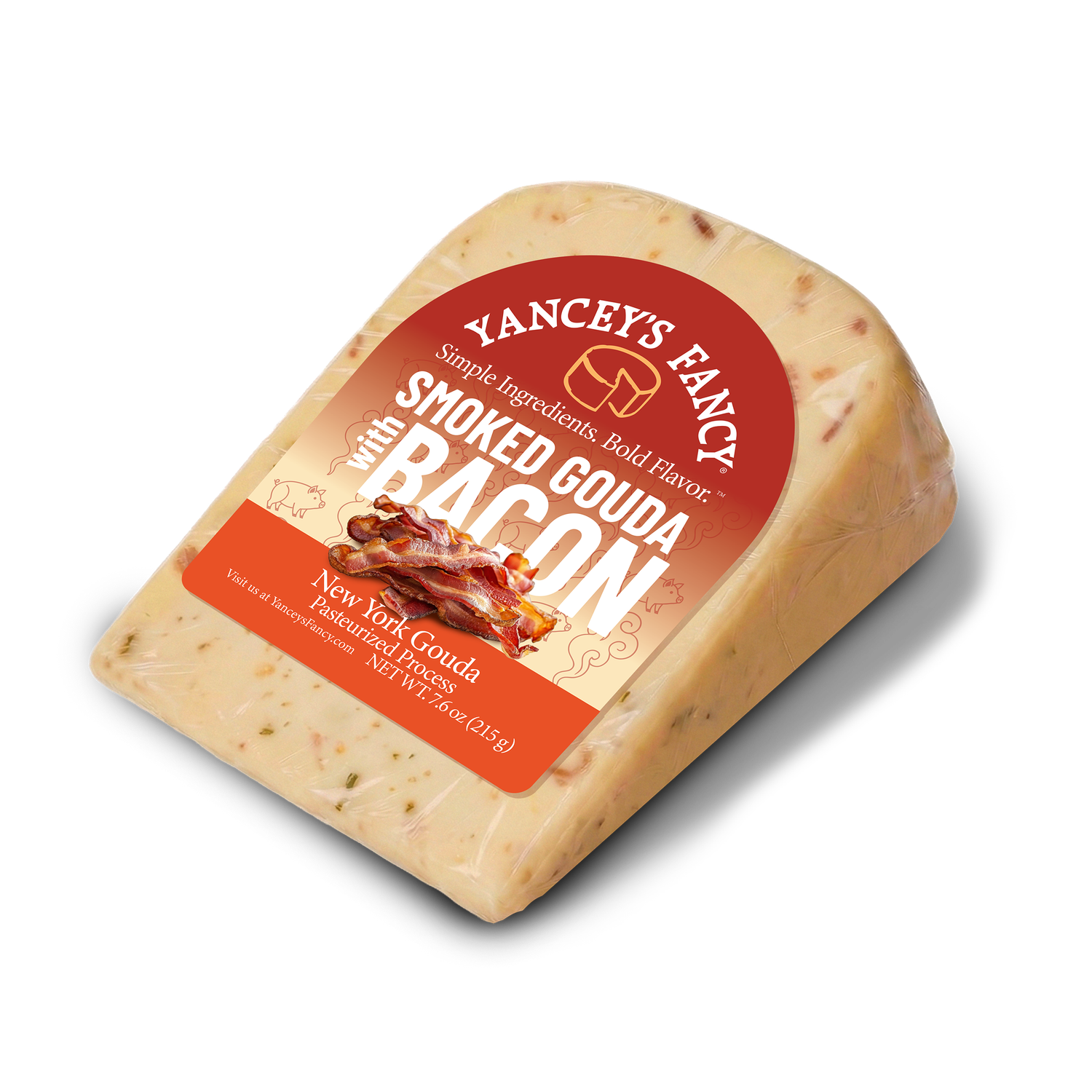 Yancey's Fancy Smoked Gouda with Bacon - 7.6 oz