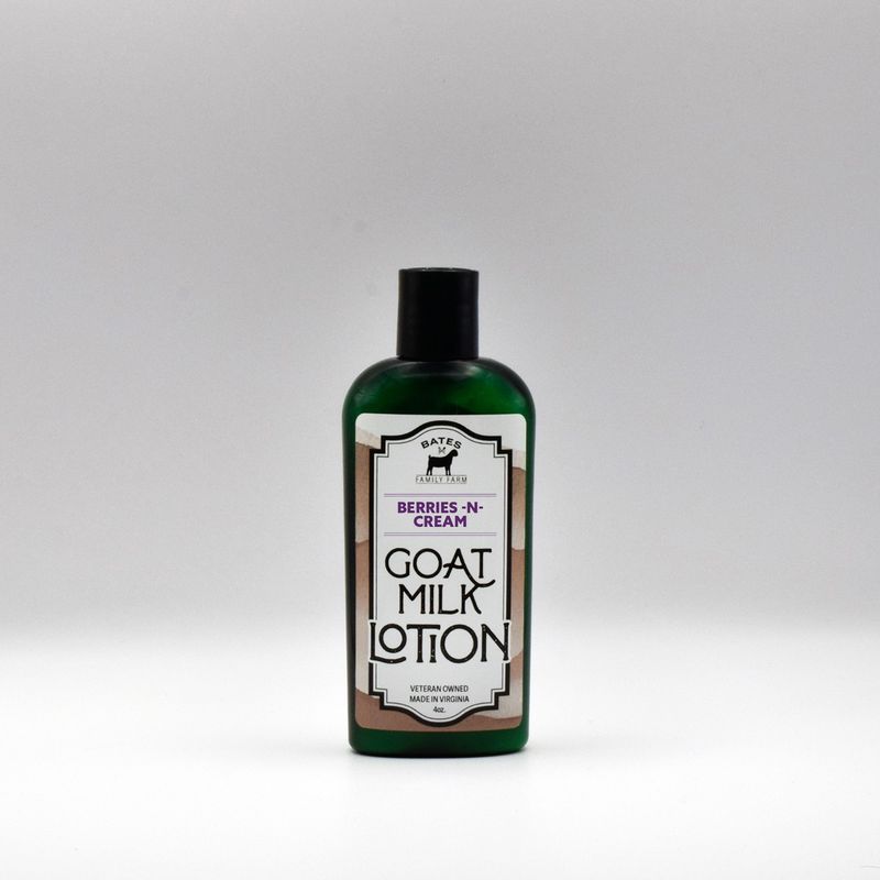 Bates Family Farm Berries &amp; Cream Goat Milk Lotion - 4 oz