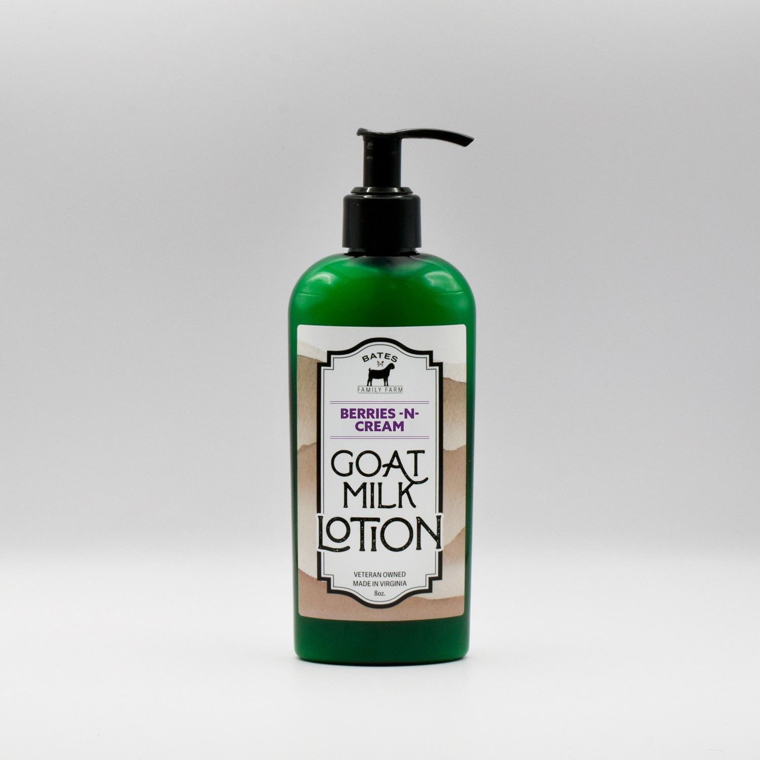 Bates Family Farm Berries &amp; Cream Goat Milk Lotion - 8 oz Pump