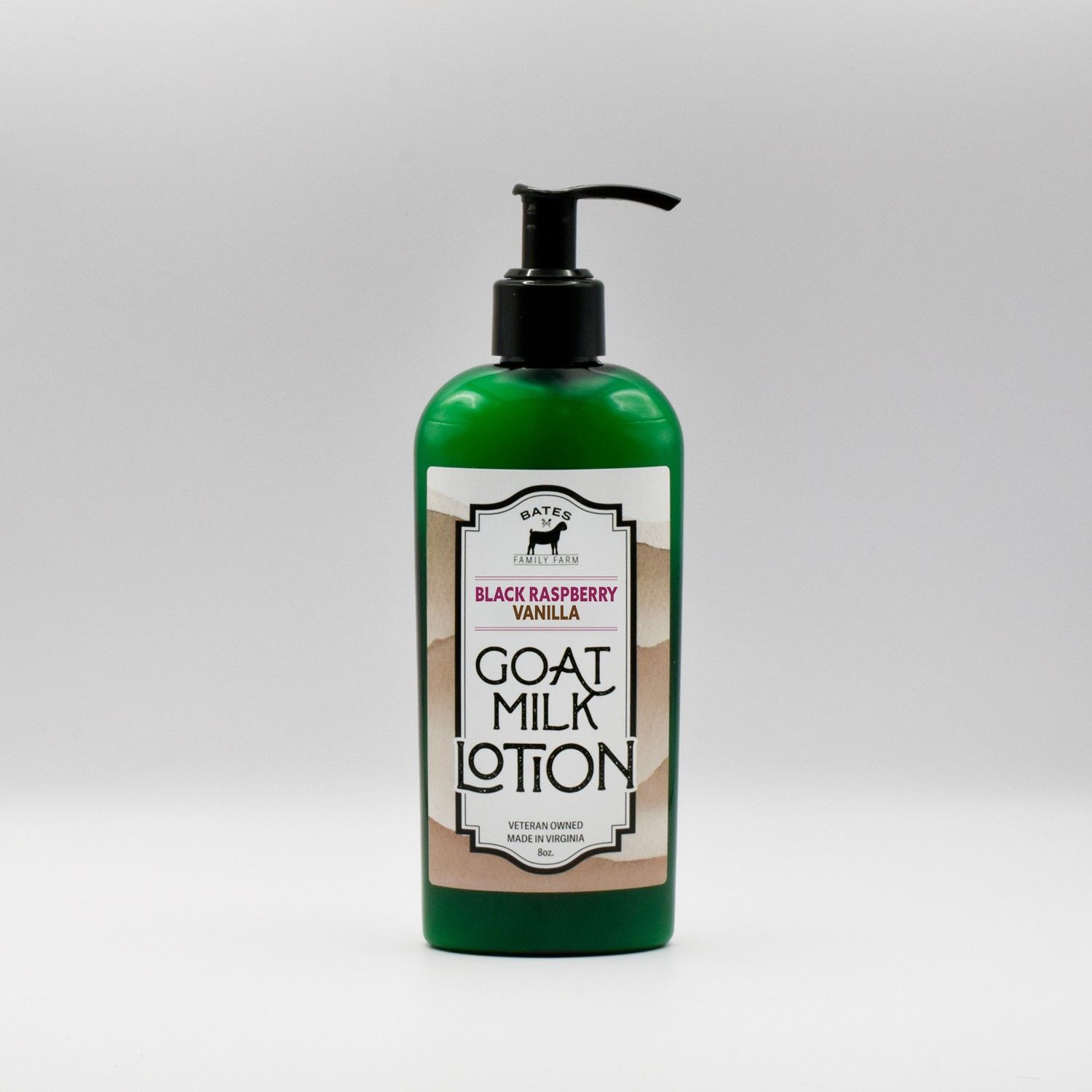 Bates Family Farm Black Raspberry Goat Milk Lotion - 8 oz Pump