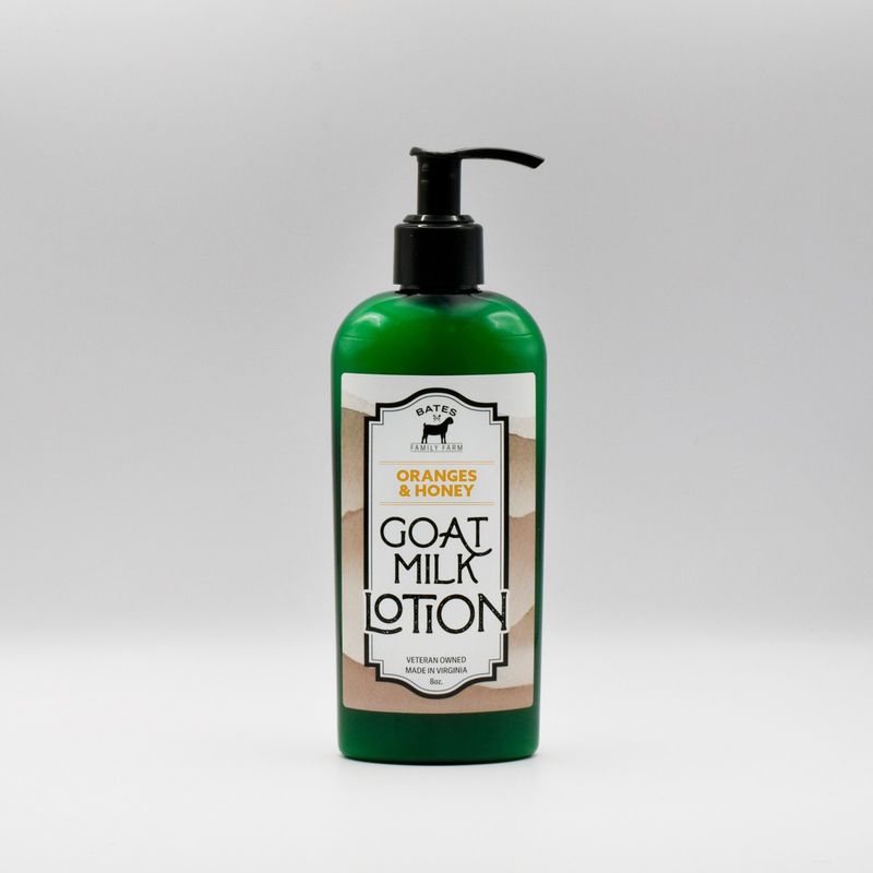 Bates Family Farm Orange Honey Goat Milk Lotion - 8 oz Pump