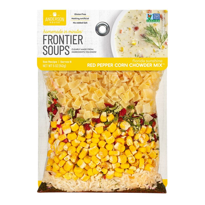 Frontier Soups Florida Sunshine Red Pepper Corn Chowder