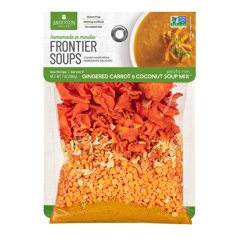 Frontier Soups Pacific Rim Gingered Carrot &amp; Coconut Soup