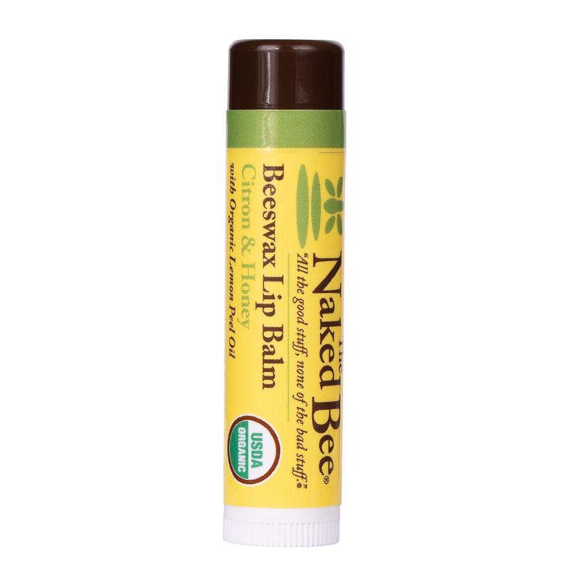 Naked Bee Citron &amp; Honey USDA Organic Lip Balm
