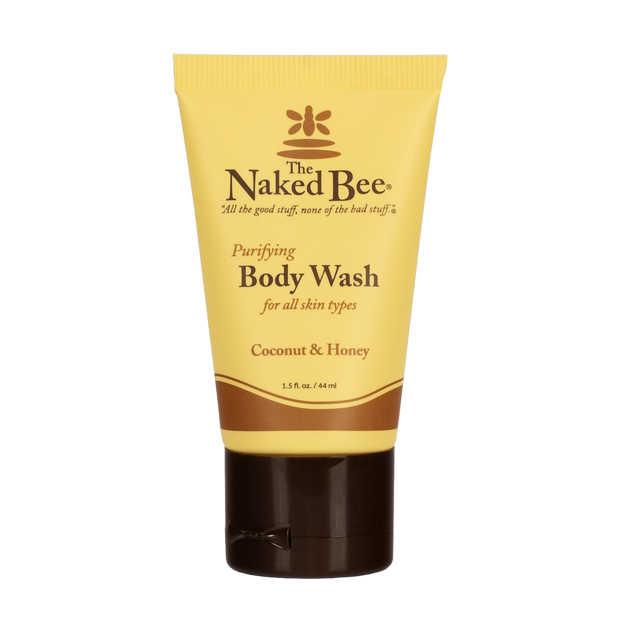 Naked Bee Coconut &amp; Honey Purifying Body Wash - 1.5 oz