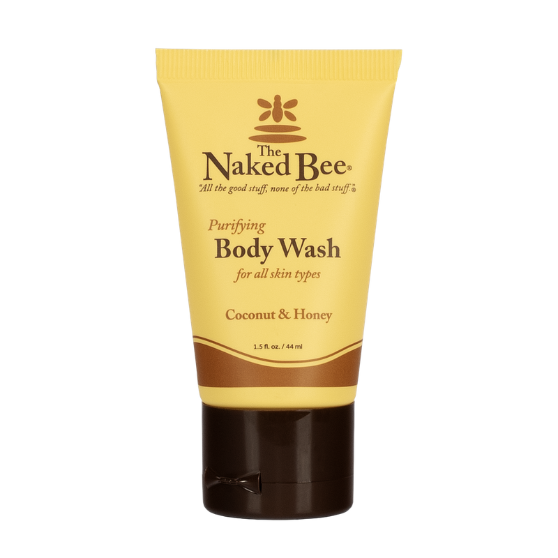 Naked Bee Coconut &amp; Honey Purifying Body Wash - 1.5 oz